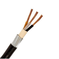 6943X 3 Core SWA Armoured Cable - 6mm x 25m - Black