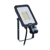Philips Ledinaire Gen3 30W IP65 Floodlight Black, Colour Selectable with PIR