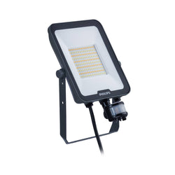 Philips Ledinaire Gen3 50W IP65 Floodlight Black, Colour Selectable with PIR