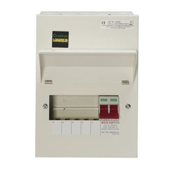 Crabtree Loadstar 5 Way 100A Main Switch Consumer Unit - Unpopulated  - 18MS5