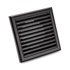 Devola 100mm Fixed Grill, Brown - DVFG100B