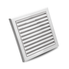 Devola 150mm Fixed Grill, White - DVFG150W
