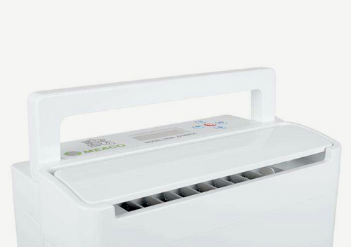 Meaco dehumidifier control panel and vents