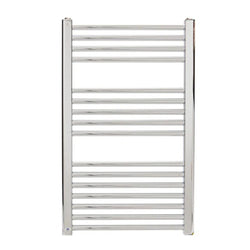 ATC 300W Pacific Heated Towel Radiators - Chrome - Fixed Thermostat - TRC800-500ELE300