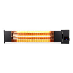 Devola Master 2kW Wall Mounted Patio Heater with Timer - DVXSPH20WMB