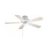 Fantasia EuroFans Belaire 42inch. Ceiling Fan with Matt White and Cane/ Matt White Blade - White - 110095