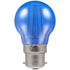Crompton LED Filament Harlequin Round BC B22 4W - Blue