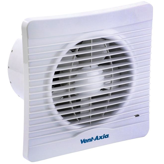 View of Vent Axia Lo-Carbon Silhouette 4 Inch Slimline Low Energy Bathroom Ext ...
