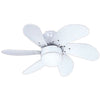 Fantasia EuroFans Atlanta 30inch. Ceiling Fan with White Blade & Light - White - 111573