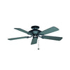 Fantasia Mayfair 42inch. Ceiling Fan with Matt Black Blade - Matt Black - 110507