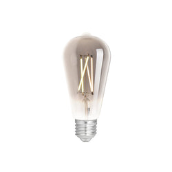 4Lite WiZ Connected SMART LED WiFi Filament Bulb ST64 Clear Smoky - 4L1-8015