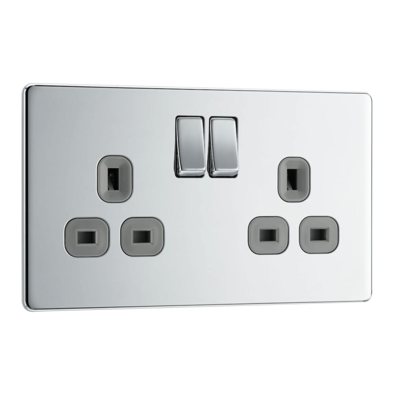 Polished chrome sockets discount