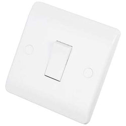 Click Scolmore Mode 10A 1 Gang Intermediate Switch White - CMA025