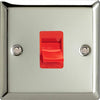 Varilight Classic Double Pole Switch (Single XC45SW) - Polished Chrome - XC45SW