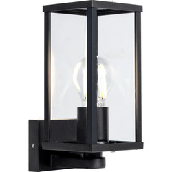 Luceco Azurar E27/GLS Wall Lantern - Slate Grey - LEXDGLBG
