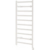 Creda 175W Ten-Rail Ladder Towel Rail In White Finish - CLR10W