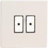 Varilight 2-Gang V-Pro Eclique2 Touch/Remote Control LED Dimmer - Premium White - JDQE102S