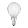 Osram 3W Parathom Frosted LED Globe Bulb E14/SES Dimmable Very Warm White - 288485-439252