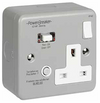 Greenbrook PowerBreaker RCD Single Switch Socket Metal Pas - K21-MP