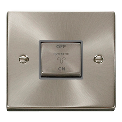 Click Scolmore Deco Ingot 10A 3 Pole Fan Isolation Switch - VPSC520GY