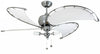 Fantasia Spinnaker 40inch. Ceiling Fan with Canvas Blade - Stainless Steel - 111351