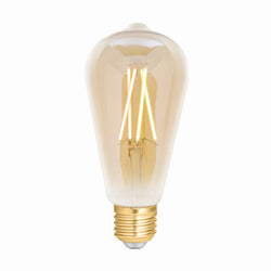 4Lite WiZ Connected SMART LED WiFi Filament Bulb ST64 Clear Amber - 4L1-8014