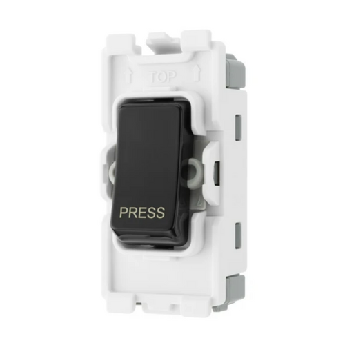 MiniGrid polar white retractive switch module