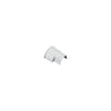 D-Line Mini Smooth-Fit Surface Box Straight Adaptor for Trunking 30x15mm White - BA3015W