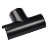 D-Line Maxi Clip-Over Equal Tee for Trunking 50x25mm Black - FLET5025B