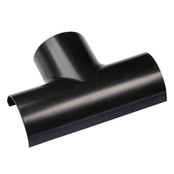 D-Line Mini Clip-Over Equal Tee for Trunking 30x15mm Black - FLET3015B