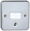 Deta Metal Clad 13A Unswitched Spur With Front Flex Outlet & Back Box With Knockouts - M1210FL