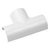 D-Line Maxi Clip-Over Equal Tee for Trunking 50x25mm White - FLET5025W