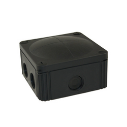 Wiska COMBI 607/5 Pole Terminal Junction Box IP66/67 41A Black Grey - 10061779
