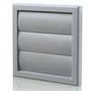 Blauberg Plastic Gravity Shutter Vent - DECOR 155X155- 100G GREY