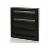 Blauberg Plastic Gravity Shutter Vent - 100mm - Off Black - DECOR155X155-100GBLACK