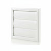 Blauberg Plastic Gravity Shutter Vent - 100mm - Brilliant White - DECOR155X155-100GWHITE