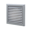 Blauberg Air Ventilation Louvred Grille 100mm Vented Fixed Blade - Slate Grey - DECOR155X155-100SGREY-SG