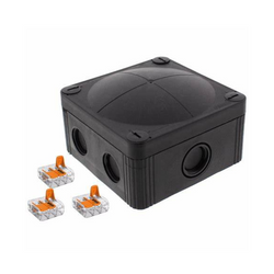 Wiska COMBI 407 Junction Box IP66 450V Black - 10109673