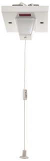 Deta 50A DP Ceiling Pull Cord Switch with Neon - V1298