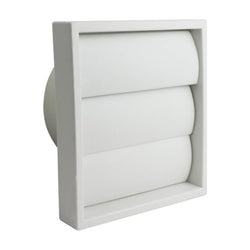 100mm 4 Gravity Grille - White - 1162W