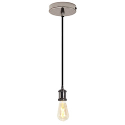 4Lite WiZ Connected SMART LED Pendant ST64 Blackened Silver - 4L1/7003
