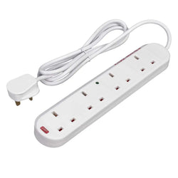 Knightsbridge 13A 4G 2M Surge Protected Extension Lead with Neon - 2004S2M