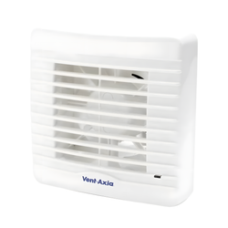 Vent-Axia VA100LP 100mm (4") Axial Bathroom & Toilet Extractor Fan with Pullcord - 251110