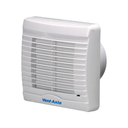 Vent-Axia VA100XHT 100mm (4") Axial Bathroom & Toilet Extractor Fan with Humidistat and Timer - 251510