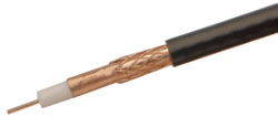 Deta DT100 Satellite Coax Cable 100m - Black - DT534BK