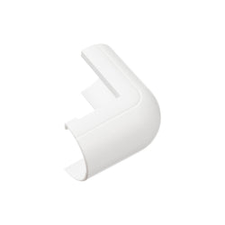 D-Line Micro+ Clip-Over External Bend for Trunking 20x10mm White - FLEB2010W