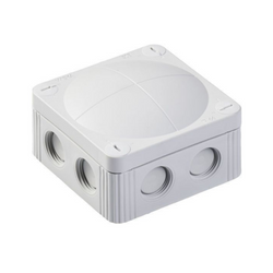 Wiska COMBI ACE Kit 308/5 Pole Junction Box IP66/67 32A with earthing clamps Grey - 308/5/EC/G