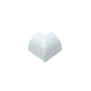 D-Line Smooth-Fit External Bend for Floor Trunking 22x22mm White - FLEB22QSW
