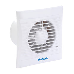 Vent-Axia Lo-Carbon Silhouette 100mm (4") Slimline Bathroom Extractor Fan with Humidity Sensor - 441626