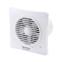 Vent-Axia Lo-Carbon Silhouette 100mm (4") Bathroom Extractor Fan with Timer - 441625